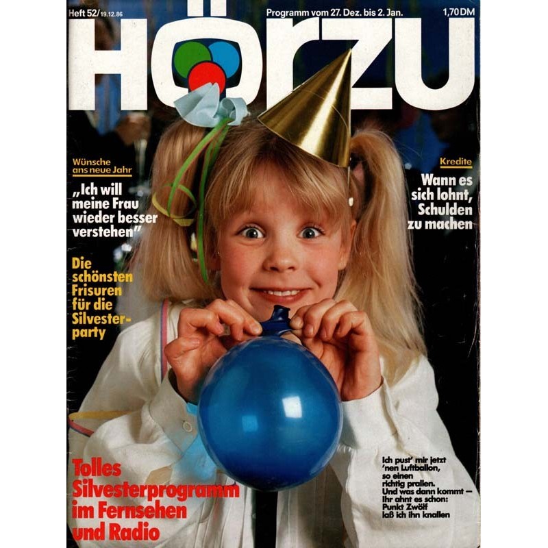 HÖRZU 52 / 27 Dez. 1986 bis 2 Jan. 1987 - Silvester