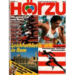 HÖRZU 35 / 29 Aug. bis 4 Sept. 1987 - Leichtathletik-WM
