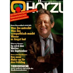 HÖRZU 13 / 30 März bis 5 April 1985 - Hans Günter Rosenthal