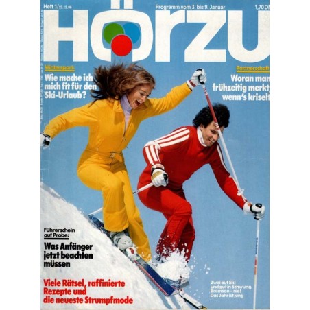 HÖRZU 1 / 3 bis 9 Januar 1986 - Wintersport
