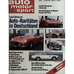 auto motor & sport Heft 6 / 24 März 1982 - Auto Raritäten