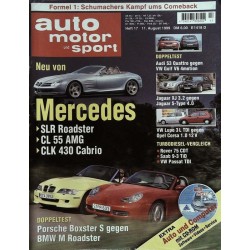 auto motor & sport Heft 17 / 11 August 1999 - Neu von Mercedes