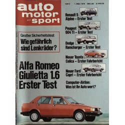 auto motor & sport Heft 5 / 1 März 1978 - Alfa Romeo