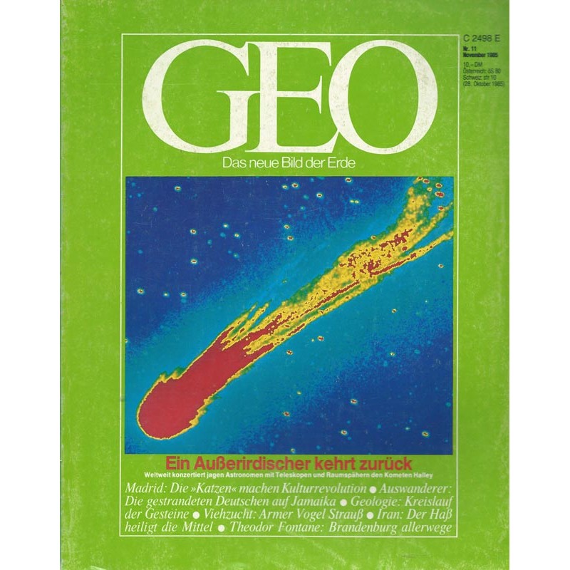 Geo Nr. 11 / November 1985 - Ein Außerirdischer kehrt zurück