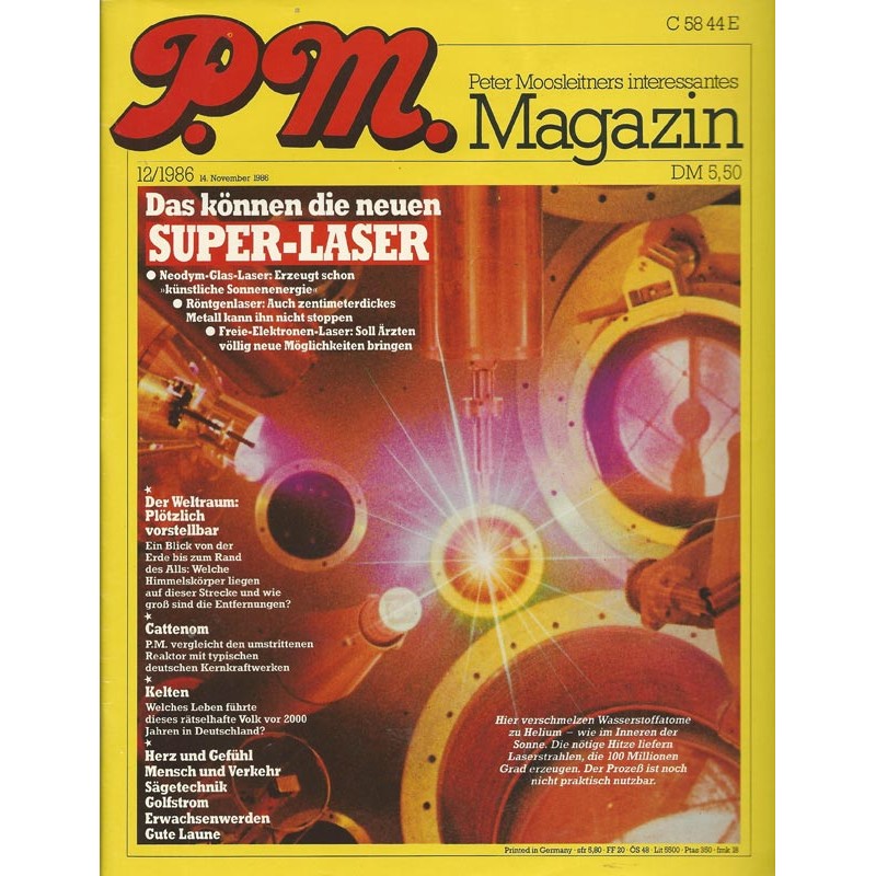 P.M. Ausgabe Dezember 12/1986 - Super Laser