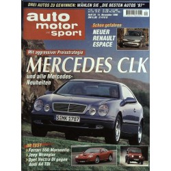 auto motor & sport Heft 24 / 15 November 1996 - Mercedes CLK