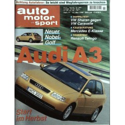auto motor & sport Heft 11 / 17 Mai 1996 - Audi A3