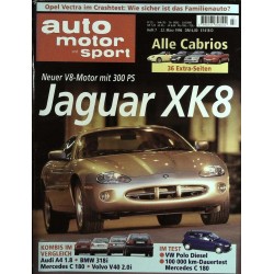 auto motor & sport Heft 7 / 22 März 1996 - Jaguar XK8