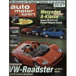 auto motor & sport Heft 5 / 25 Februar 1998 - VW-Roadster