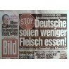 Bild Zeitung Mittwoch, 30 März 2022 - Weniger Fleisch