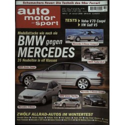 auto motor & sport Heft 2 / 14 Januar 1998 - BMW gegen Mercedes