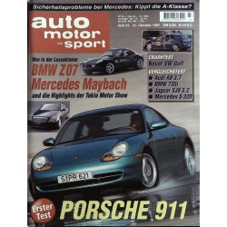 auto motor & sport Heft 23 / 31 Oktober 1997 - Porsche 911