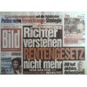 Bild Zeitung Mittwoch, 20 April 2022 - Rentengesetz