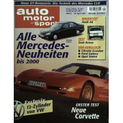 auto motor & sport Heft 9 / 18 April 1997 - Mercedes Neuheiten