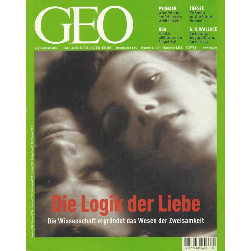 Geo Nr. 12 / Dezember 2002 - Die Logik der Liebe
