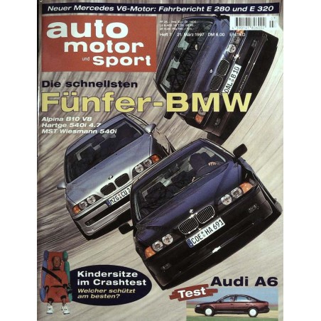 auto motor & sport Heft 7 / 21 März 1997 - Fünfer-BMW