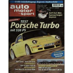 auto motor & sport Heft 6 / 7 März 1997 - Test Porsche Turbo