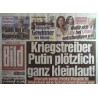 Bild Zeitung Dienstag, 10 Mai 2022 - Kriegstreiber Putin...