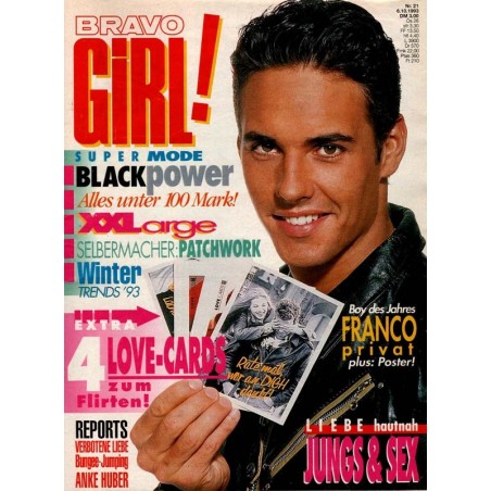 Bravo Girl Nr.21 / 6 Oktober 1993 - Franco privat