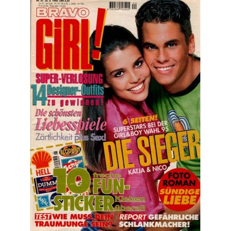 Bravo Girl Nr.20 / 20 September 1995 - Katja & Nico