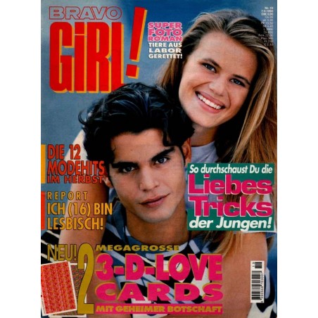 Bravo Girl Nr.19 / 7 September 1994 - Liebes-Tricks