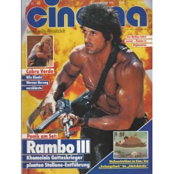 CINEMA 12/87 Dezember 1987 - Rambo 3, Panik am Set
