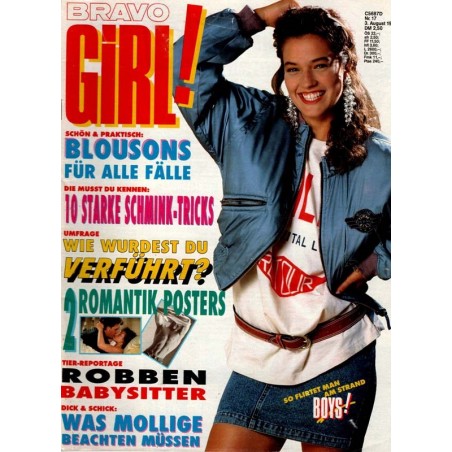 Bravo Girl Nr.17 / 3 August 1988 - Blousons