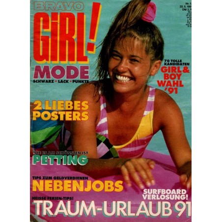 Bravo Girl Nr.12 / 22 Mai 1991 - Traum-Urlaub