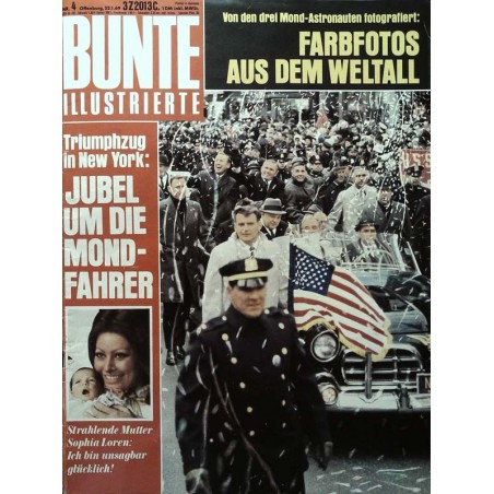 Bunte Illustrierte Nr.4 / 22 Januar 1969 - Mondfahrer