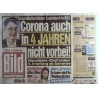 Bild Zeitung Samstag, 11 Dezember 2021 - Corona in 4 Jahren
