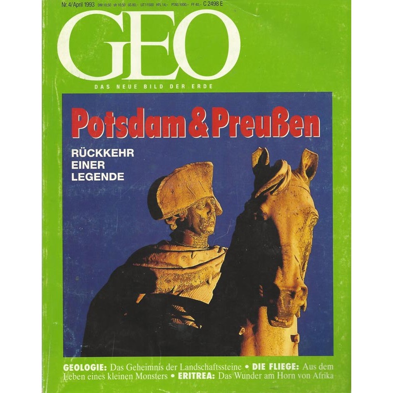 Geo Nr. 4 / April 1993 - Potsdam & Preußen