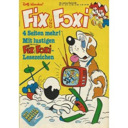 Fix und Foxi 26 Jahrg. Band 48 / 1978 - Lesezeichen