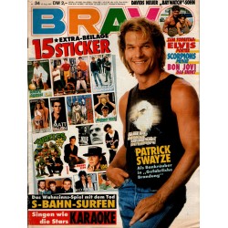 BRAVO Nr.34 / 15 August 1991 - Patrick Swayze