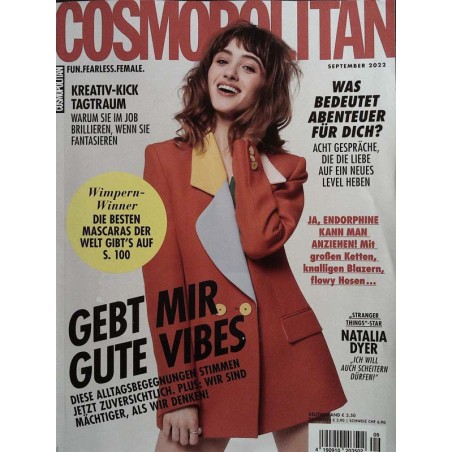 Cosmopolitan 9/September 2022 - Natalia Dyer