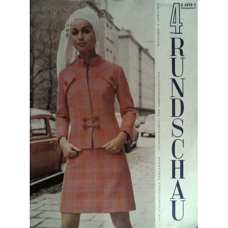 Rundschau Damenmode Nr. 4 / 6 April 1970 - Karokostüm