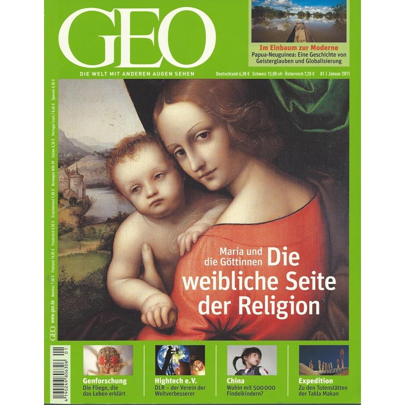 Geo Nr. 1 / Januar 2011 - Die weibliche Seite der Religion