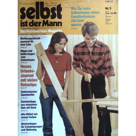 Selbst ist der Mann 5/78 Mai 1978 - Geld sparen