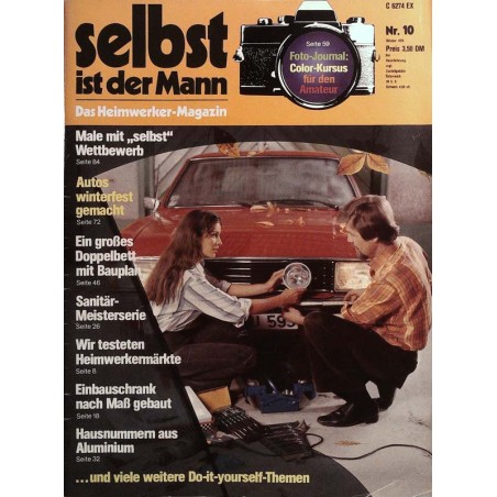 Selbst ist der Mann 10/78 Oktober 1978 - Autos Winterfest