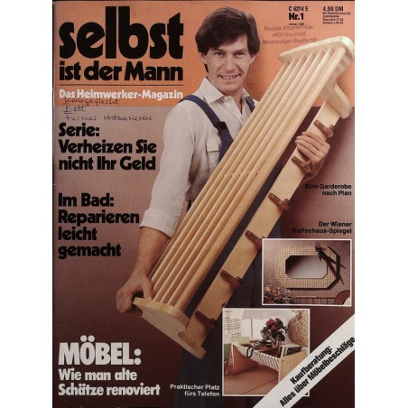 Selbst ist der Mann 1/81 Januar 1981 - Eine Garderobe