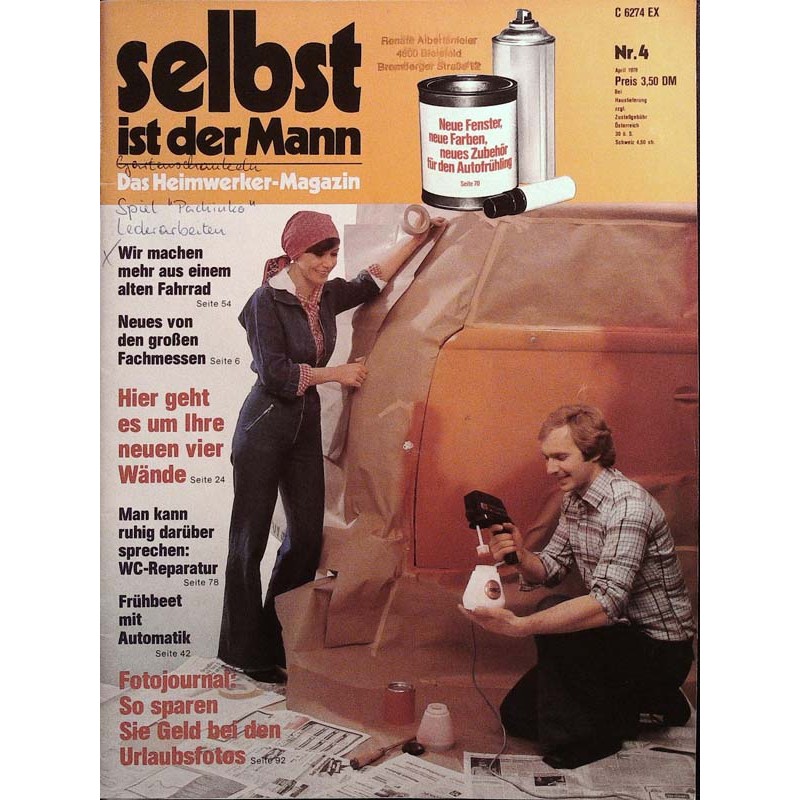 Selbst ist der Mann 4/78 April 1978 - Autofrühling