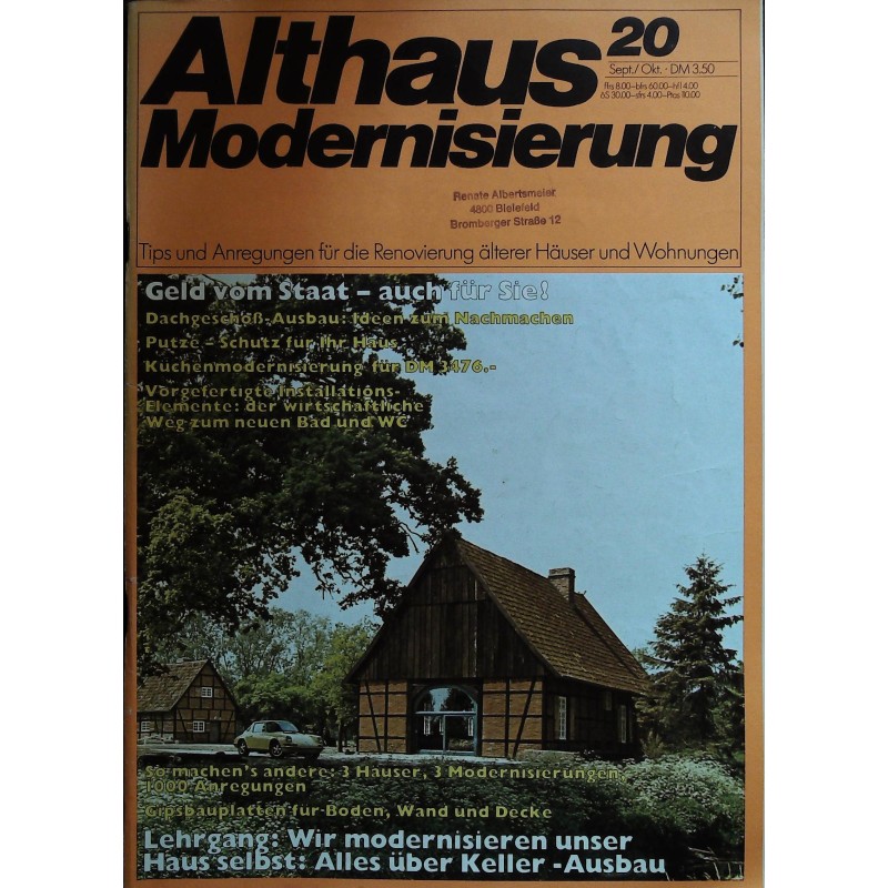 Althaus Modernisierung Nr. 20 - Sept. / Okt. 1977