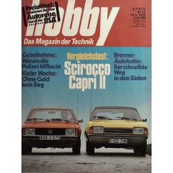 Hobby Nr.13 / 19 Juni 1974 - Scirocco vs. Capri 2