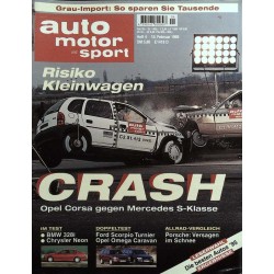 auto motor & sport Heft 4 / 10 Februar 1995 - Crash