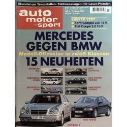 auto motor & sport Heft 3 / 27 Januar 1995 - Mercedes vs. BMW