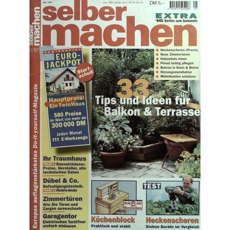 Selber machen 5/97 Mai 1997 - Balkon & Terrasse