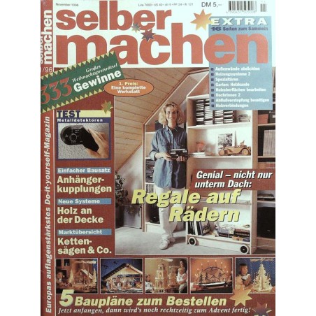 Selber machen 11/96 November 1996 - Regale auf Rädern