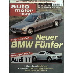 auto motor & sport Heft 20 / 22 September 1995 - BMW Fünfer