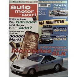 auto motor & sport Heft 18 / 25 August 1995 - Mercedes SLK