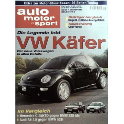 auto motor & sport Heft 25 / 1 Dezember 1995 - VW Käfer