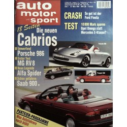 auto motor & sport Heft 7 / 25 März 1994 - Cabrios
